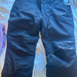 Black snow pants